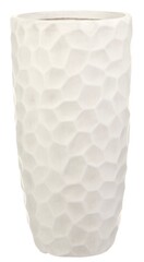 Напольное кашпо IDEALIST LITE Мозаик, ваза, слоновая кость, Д41.5 В77см