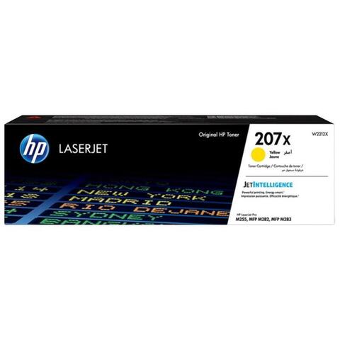 Лазерный картридж HP W2212X 207X жёлтый