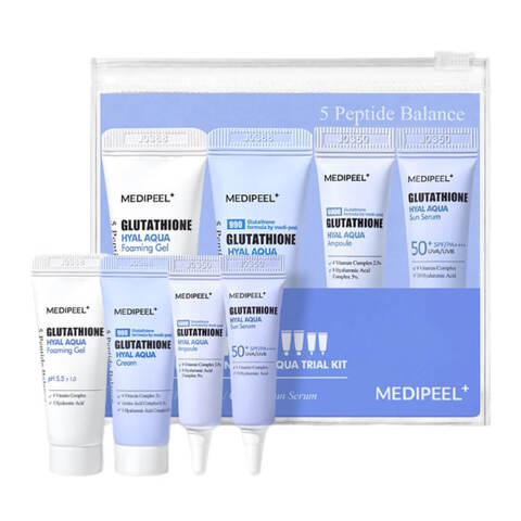 MEDI-PEEL Glutathione Hyal Aqua Trial Kit Набор миниатюр с глутатионом (15ml+15g+4ml*2ea)