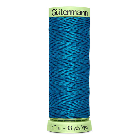 Нить Top Stitch 30/30 м для декоративной отстрочки, Gutermann, 025 св.морская волна