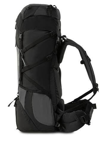 Картинка рюкзак туристический Kanrock Charger 75+15 Charcoal Black - 4