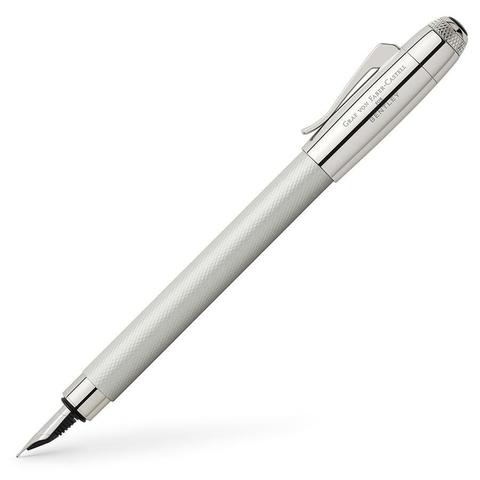 Ручка перьевая Graf von Faber-Castell Bentley White Satin, F (141801)