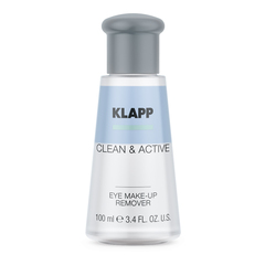 KLAPP  Средство для снятия макияжа с глаз  CLEAN&ACTIVE  Eye Make-Up Remover, 100 мл