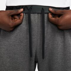 Теннисные брюки Nike Therma-FIT Tapered Fitness Pants - charcoal heather/dark smoke grey/black