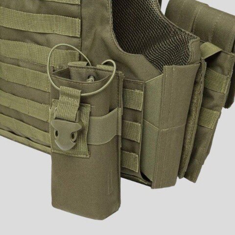 ТАКТИЧЕСКИЙ РАЗГРУЗОЧНЫЙ ЖИЛЕТ «5 / пять карманов» с подсумками Tactical Molle Plate Carrier для съемных бронепластин