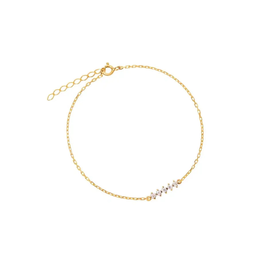 

Браслет Stone Row Bracelet - Gold