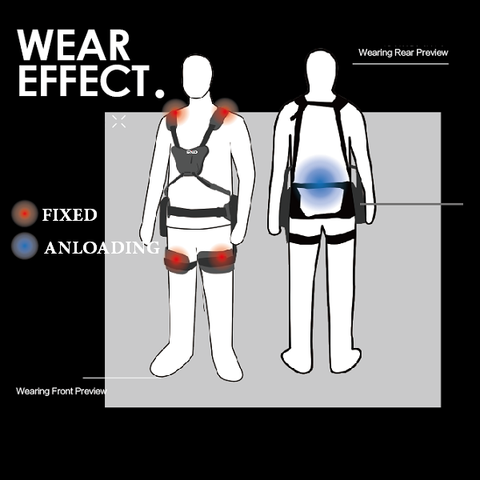 Экзоскелет для поддержки спины Exo Metal Waist - PHES-7