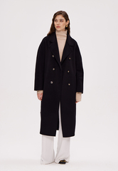 Пальто из кашемира и шерсти Double face