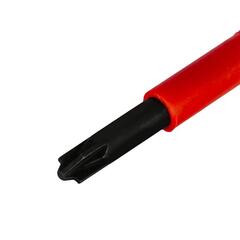 Отвертка диэлектрическая КОБАЛЬТ Ultra Grip FL/PZ-1 х 80 мм CR-V, двухкомпонентная рукоятк (799-727)