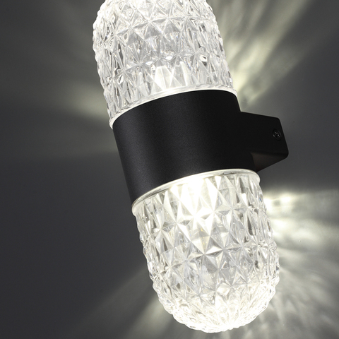 Уличный настенный светодиодный светильник 359296 STREET NT24 000 черный IP65 LED 14W 4000K 175-265V ESTIMA