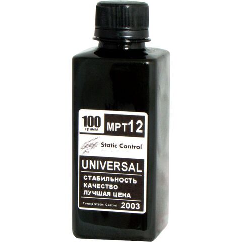Тонер черный Static Control© Universal MPT12.100g (LJ1010/P1505) упаковка 100г, расфасовано в MakTorg. kz - купить в компании MAKtorg