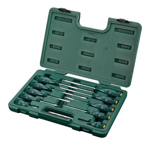 09304Е Набор отвёрток крест SATA PH 1-2 ишлиц SL 5-8мм. 10 предметов