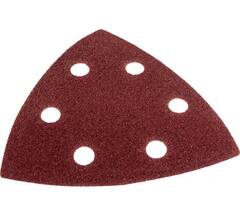 Насадка для МФИ ПРАКТИКА шлиф.листы, дельта, VELCRO, 6 отверстий 93 мм, P120, 10 шт. (240-454)