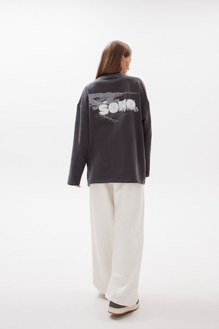 Лонгслив UNISEX EAGLE GRAPHITE