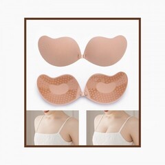 Пэстисы на грудь Оки-Чпоки, push up эффект. на силиконе, размер L, набор 2 шт, телесный