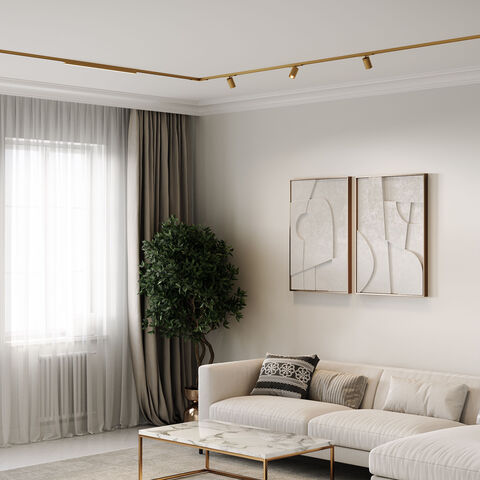 Магнитный трековый светильник Elektrostandard Line Magnetic 85528/01 латунь