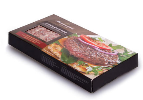 Котлеты для бургеров из говядины "Коби" с/м, 300г