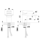 Смеситель для умывальника с каскадным изливом LEMARK STATUS LM4446C