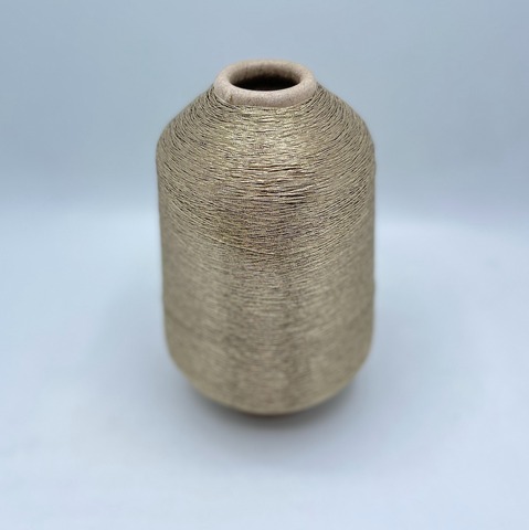 Kyototex (пр.Япония),art-Abigail-Pedy 450м / 100 гр. 14% Металлик (Люрекс). 73%Вискоза. 13% Японская бумага , цвет-Золото(4), арт.28286