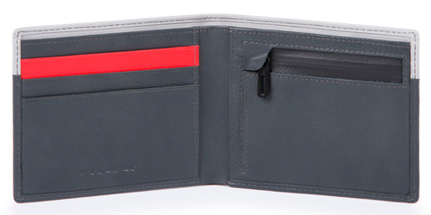 Кошелек мужской Piquadro Urban, серый/черный (PU4823UB00R/GRN)