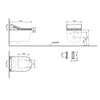 TOTO WASHLET RX EWATER+ Сиденье 383х579х146 мм, с дистанционным управлением, для унитаза CW542EY, ,цвет: белый (НОВИНКА 2021)  TCF894CG#NW1