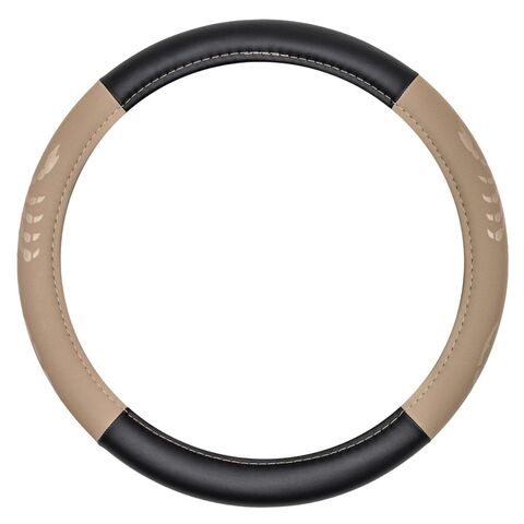 Оплетка на руль Black+Beige DSV, R99301, чер-беж