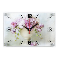 Часы настенные 2030-28 "Розы в вазе"