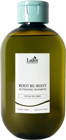 Lador Root Re-Boot Activating Shampoo (Cica&Tea Tree) Шампунь против выпадения волос для жирной и проблемной кожи головы