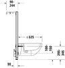 Duravit WD4002000000 DuraSystem Элемент для биде белый