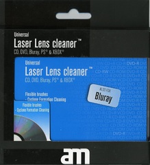 Чистящий Диск Для Проигрывателей CD, DVD, Blu-ray (AM Universal Laser Lens Cleaner)