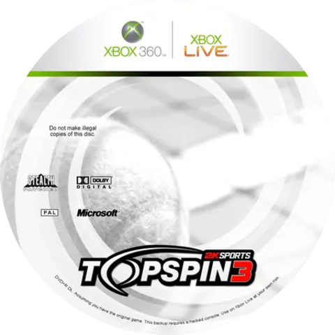 Top Spin 3 [Xbox 360]