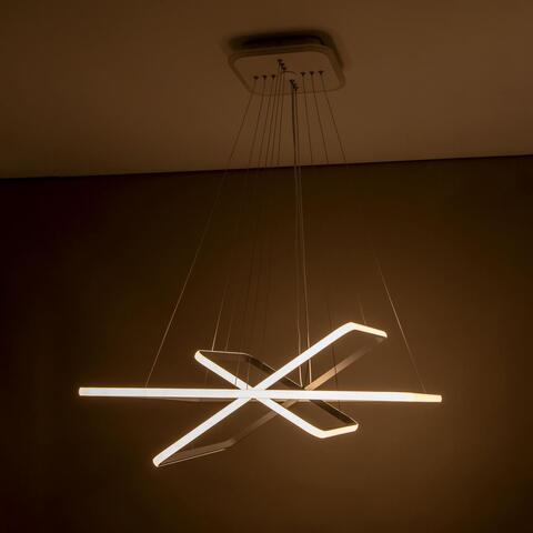 Подвесная светодиодная люстра Citilux Неон Смарт CL731AK110E