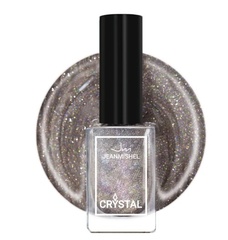 JEANMISHEL CRYSTAL 703 Лак для ногтей с блестками 3D эффект голографии 12мл