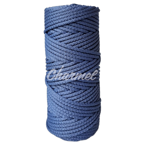 White our polyester cord 5 mm