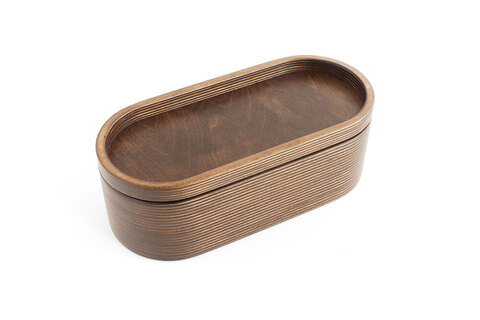 Овальный короб с подносом