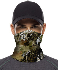 Бандана-труба камуфляжная с черепом Skully Mossy oak winter - 2