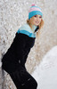 Утепленный женский лыжный костюм Nordski Drive Black-Mint W с высокой спинкой