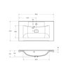 BelBagno BB800/450-LV-ART-PR-NERO Раковина из искусственного камня, чёрная, 800x450x150