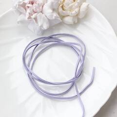 Шнур замшевый (искусственный), сиреневый, 3 мм, 1 метр