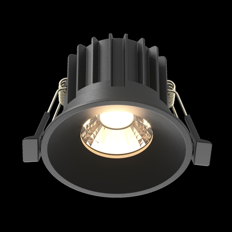 Встраиваемый светодиодный светильник Maytoni Round DL058-12W3K-B