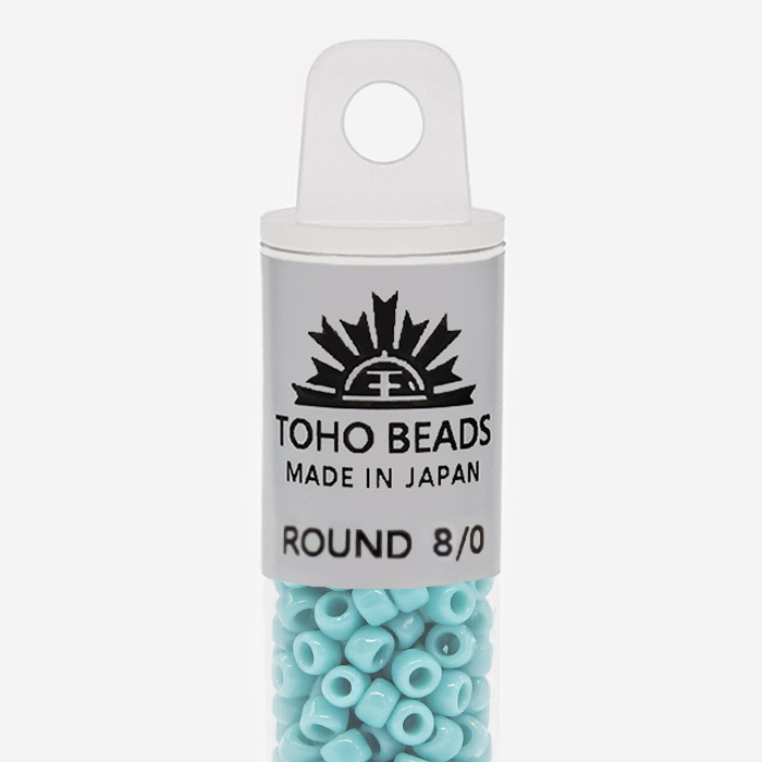 Японский бисер TOHO Round 8/0 (№55), непрозрачный глянцевый