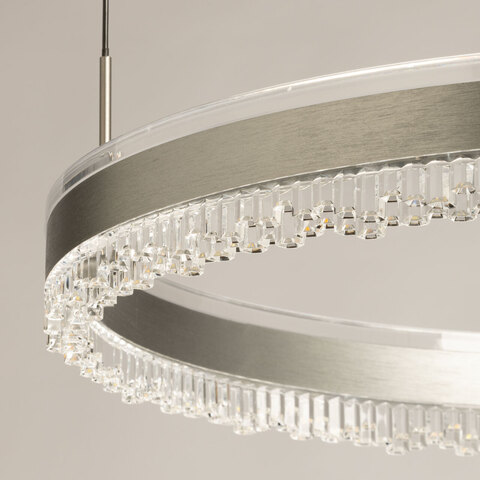 Подвесная светодиодная люстра De City Платлинг 661019501