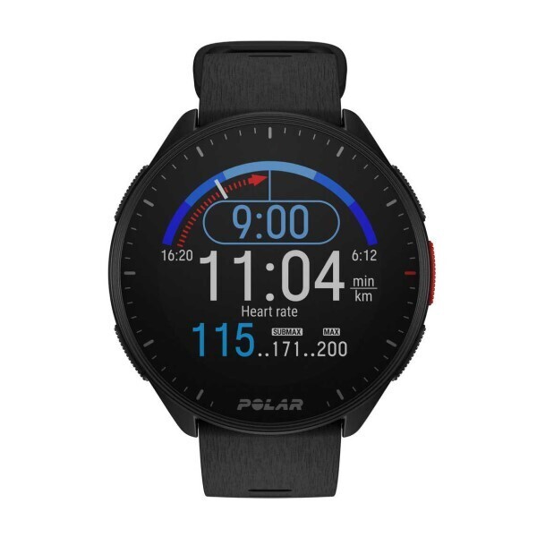 Polar Pacer Night Black HR (H10)
