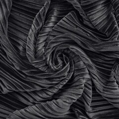 Бархат плиссе, 310 гр/м2, 100 % п/э, 150 см, серый