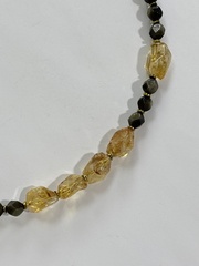 Цитрин (колье из натуральных камней)