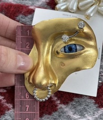 Кольцо HALF FACE в стиле Schiaparelli