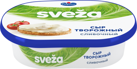 Сыр творожный Савушкин Sveza 60% 150г Сливочный, шт