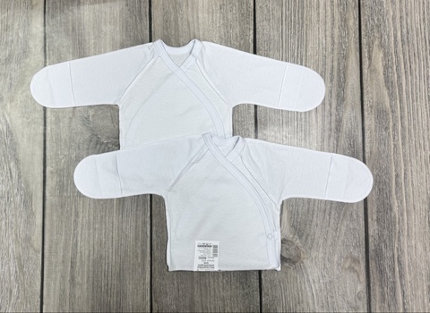 Распашонка белая реглан(кулир) РАСПРОДАЖА