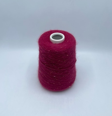 Luxury Selection by Ri.Go (пр.Италия), art-Angora Spiky Tweed, 2/9 450м/100гр.75% Ангора, 5% Вискоза, 20% Полиамид, цвет-Ягодный+твид (130/140), арт-36471