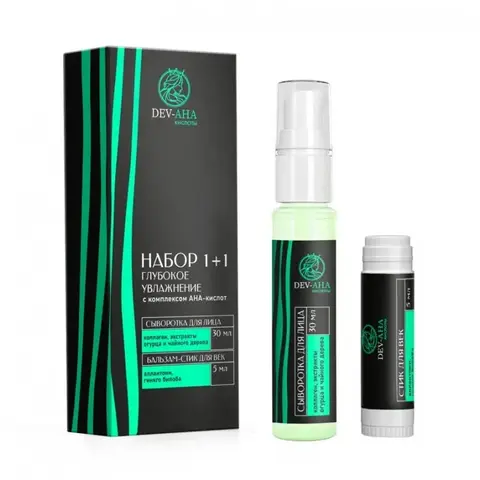 DEV-AHA Набор Сыворотка + бальзам-стик для век Глубокое увлажнение